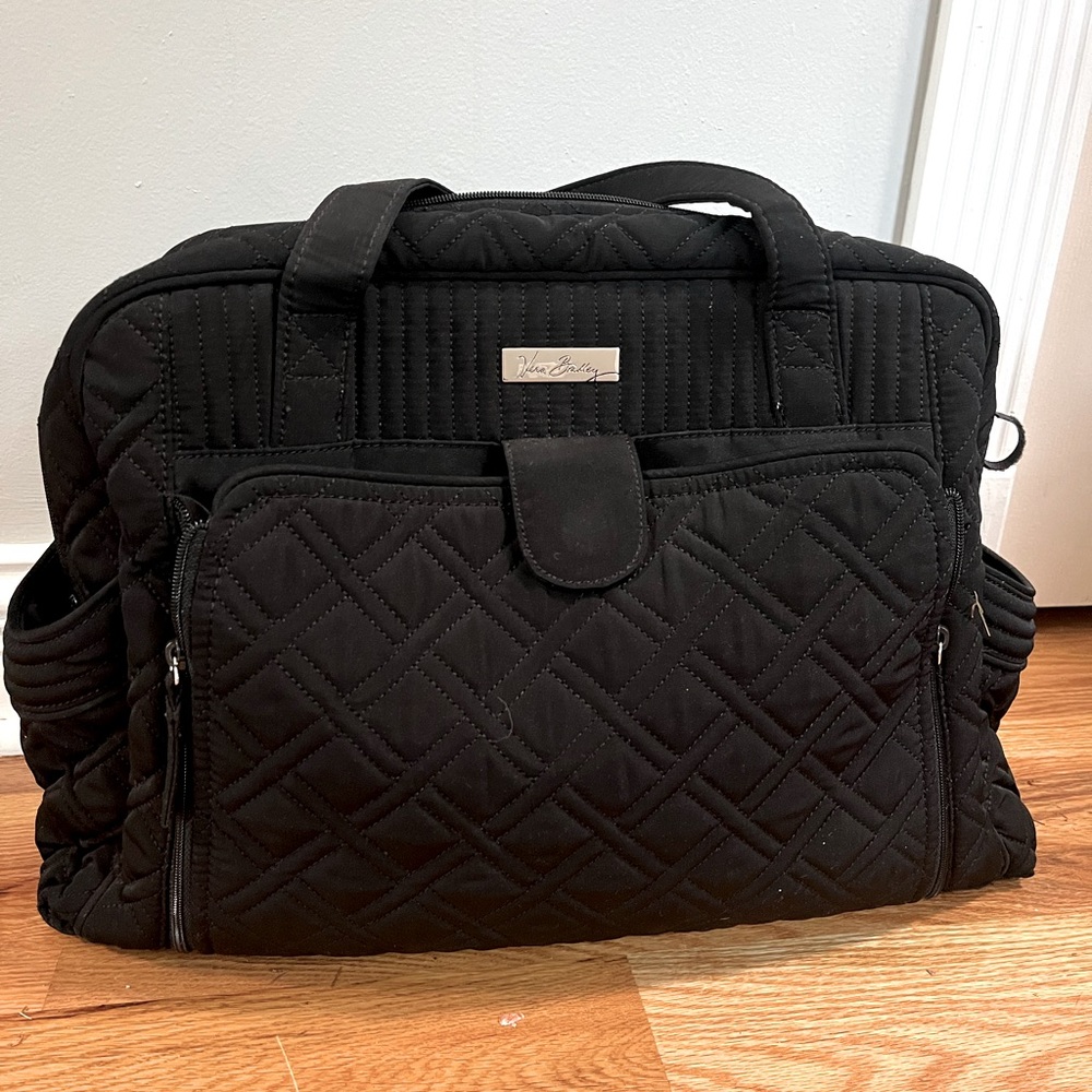 Vera Bradley Microfiber Stroll Around Baby Diaper Bag